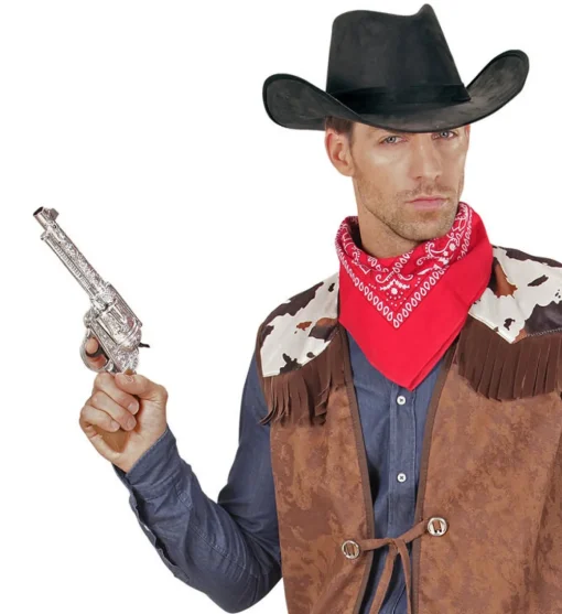 Cowboyhatt Svart
