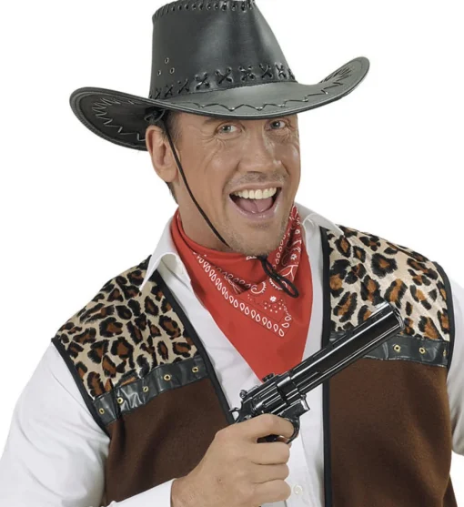Cowboyhatt Svart