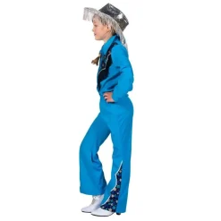 Cowgirl Barnekostyme Blå