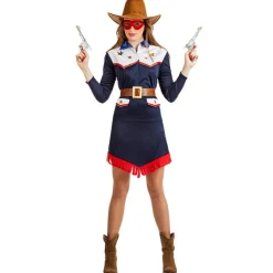 Cowgirl Kostyme Blå