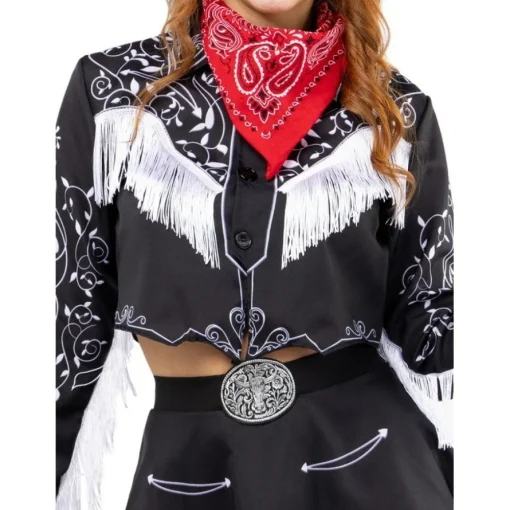 Cowgirl Kostyme Svart