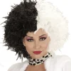 Cruella De Vil Afro Parykk