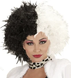 Cruella De Vil Afro Parykk