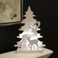 3D LED Julesilhuett Reinsdyr