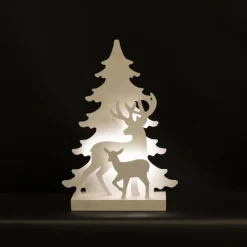 3D LED Julesilhuett Reinsdyr