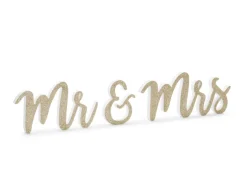3D Mr & Mrs Treskilt Gull