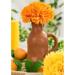 Dahila Blomster Oransje