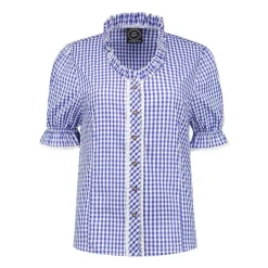 Dame Tyrolerbluse Blå