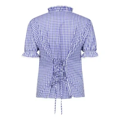 Dame Tyrolerbluse Blå