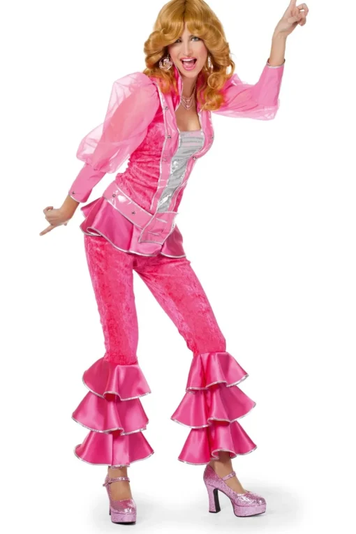 Dancing Queen Rosa Kostyme