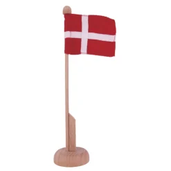 Danmark Bordflagg Stoff og Tre