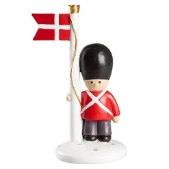 Dansk Dannebrog Flagg Soldat