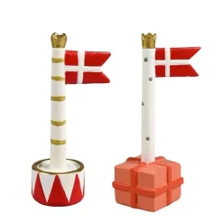 Dansk Dannebrog Tromme & Gave