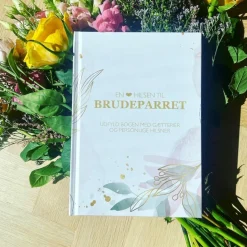 Dansk En Hilsen til Brudeparet Gjestebok
