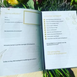 Dansk En Hilsen til Brudeparet Gjestebok
