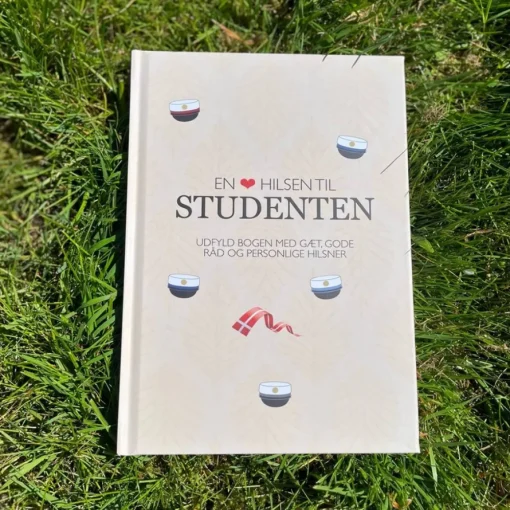 Dansk En Hjertelig Hilsen Til Studenten Gjestebok