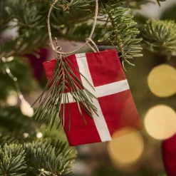Dansk Ib Laursen® Dannebrog Juletrepynt