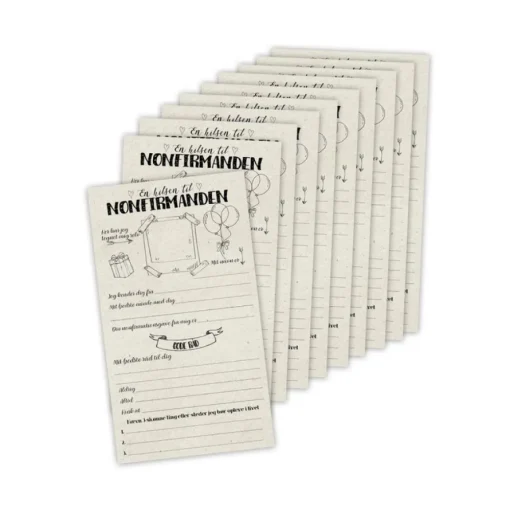 Dansk Nonfirmand Hilsen Kort