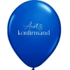 Dansk Årets Konfirmand Ballonger Kongeblå