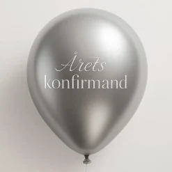 Dansk Årets Konfirmand Ballonger Sølv