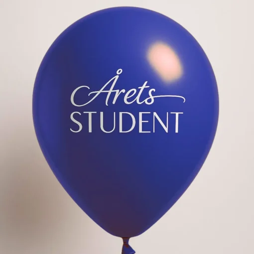 Dansk Årets Student Ballonger Kongeblå