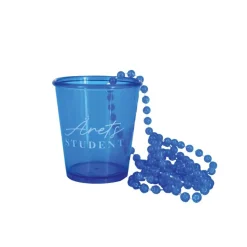Dansk Årets Student Shotglass Halskjede Blå
