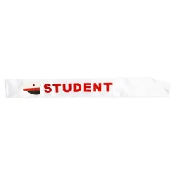 Dansk Student Skråbånd Rød