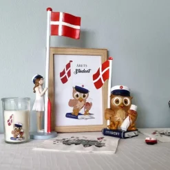 Dansk Studenter Bil Servietter Blå