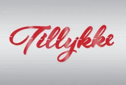 Dansk Tillykke Girlander