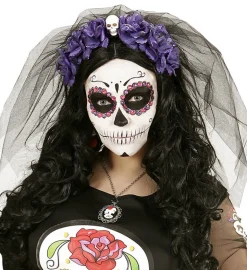Day Of The Dead Hårbøyle Lilla