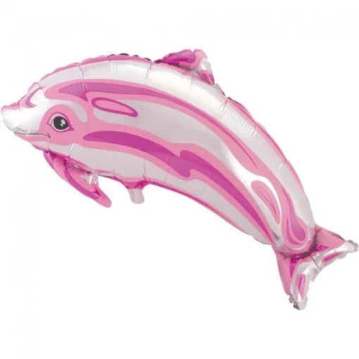 Delfin Folieballong Lyserosa