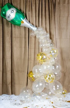 Deluxe Ballongbue DIY Champagneflaske
