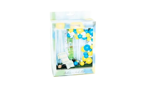 Deluxe Ballongbue DIY Gul og Blå