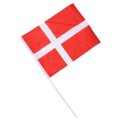 Deluxe Dansk Flagg på Pinne