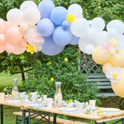 Deluxe Pastell Kreppapir Ballongbue