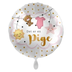 Det Er En Pige Folieballong Dansk