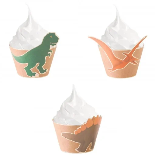 Dino Cupcake Wrappers