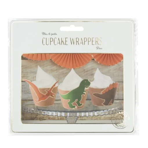 Dino Cupcake Wrappers