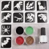 Dino Glitter Tatoveringer