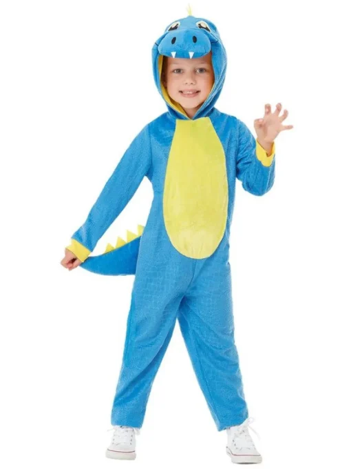 Dinosaur Barnekostyme Blå