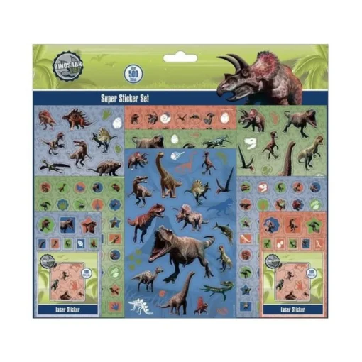 Dinosaur Klistremerker 500-pakning