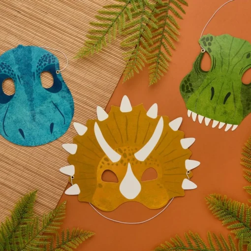 Dinosaur Party Masker