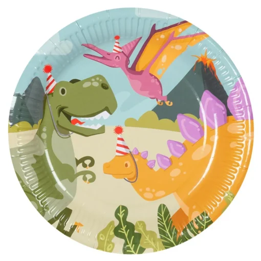 Dinosaur Party Tallerkener