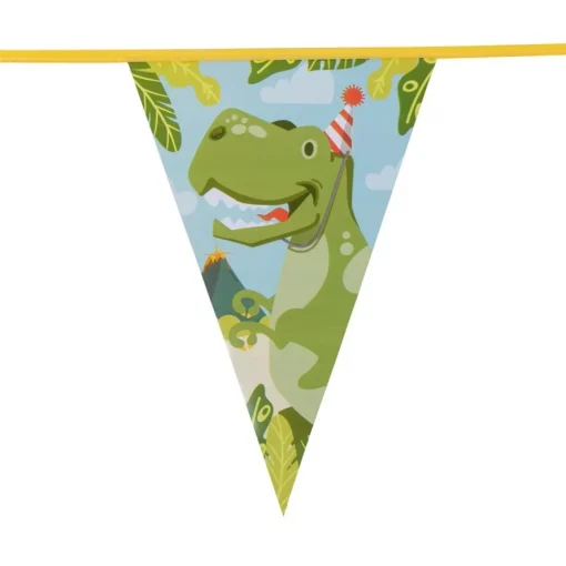 Dinosaur Party Vimpelbanner