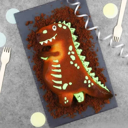 Dinosaur Silikon Kakeform