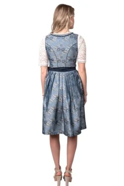Dirndl Amelia Grå og Blå