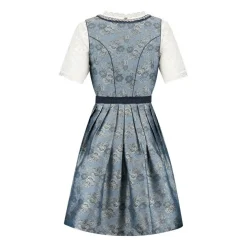 Dirndl Amelia Grå og Blå