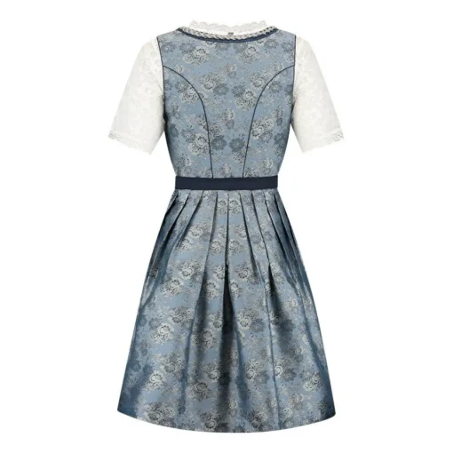 Dirndl Amelia Grå og Blå