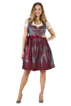 Dirndl Amelia Rød