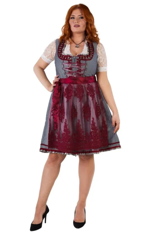 Dirndl Amelia Rød